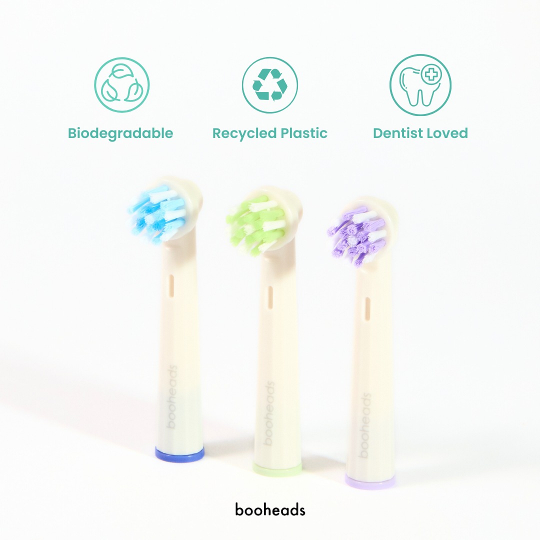 Oraboo - Biodegradable Electric Toothbrush Heads Compatible with OralB*