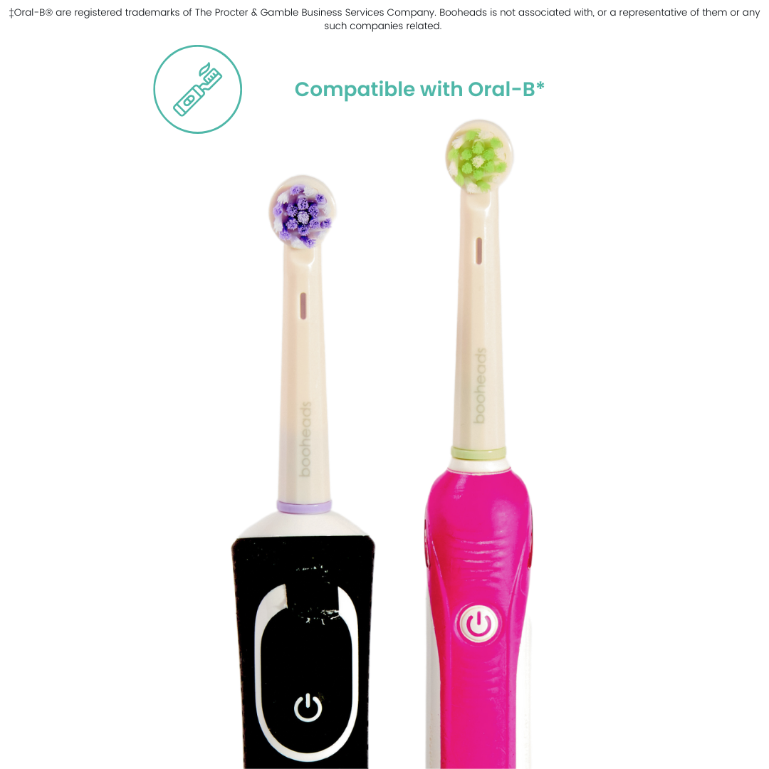 Oraboo - Biodegradable Electric Toothbrush Heads Compatible with OralB*