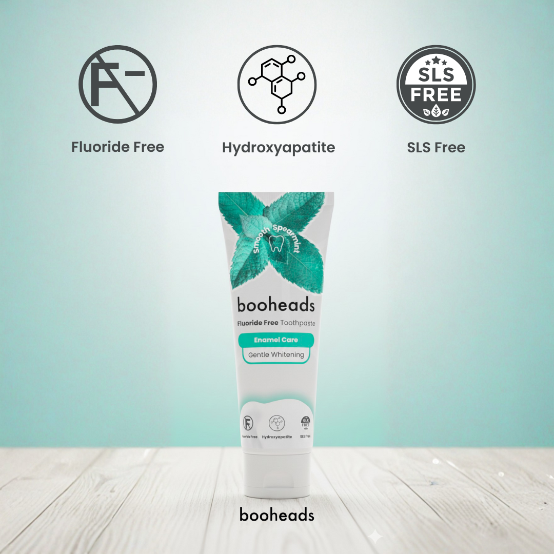 Hydroxyapatite Toothpaste – Fluoride-Free, Enamel Care, Gentle Whitening, Smooth Spearmint, 100g