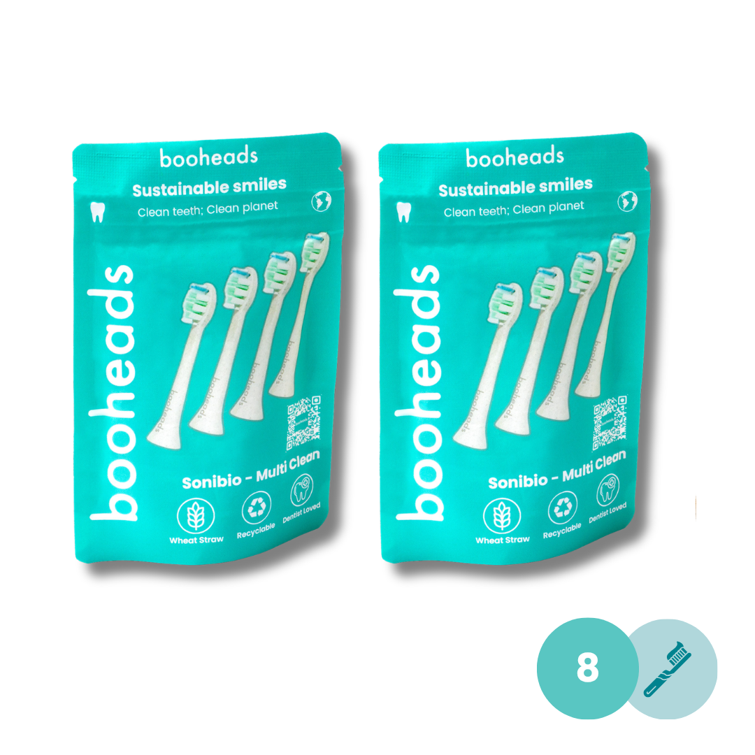Sonibio - Plant Based Electric Toothbrush Heads Compatible with Sonicare* 4PK