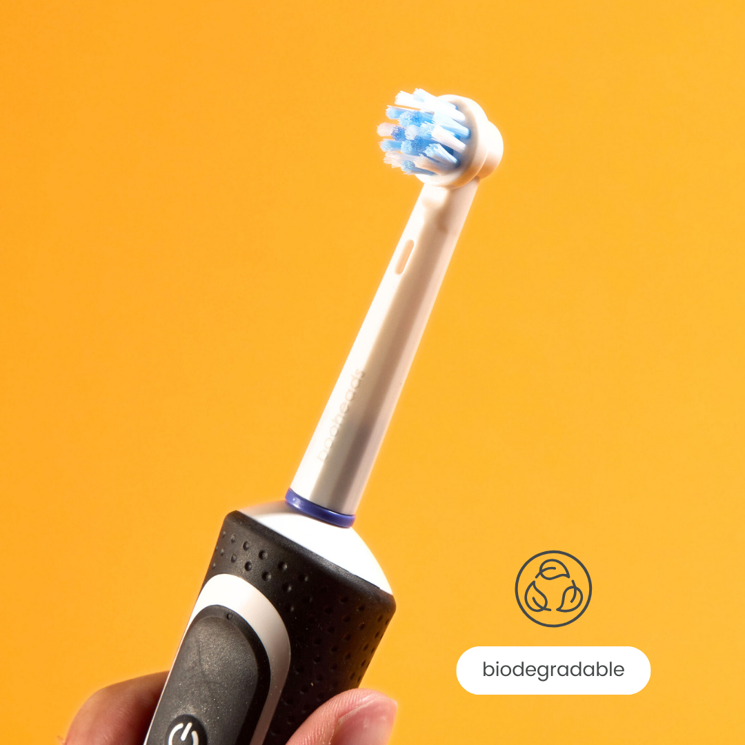 booheads - bamboo electric toothbrush heads
