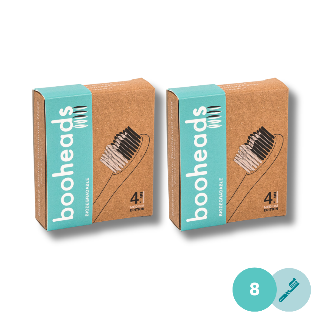 Soniboo - Bamboo Electric Toothbrush Heads Compatible with Sonicare* | Deep Clean 4PK Multi