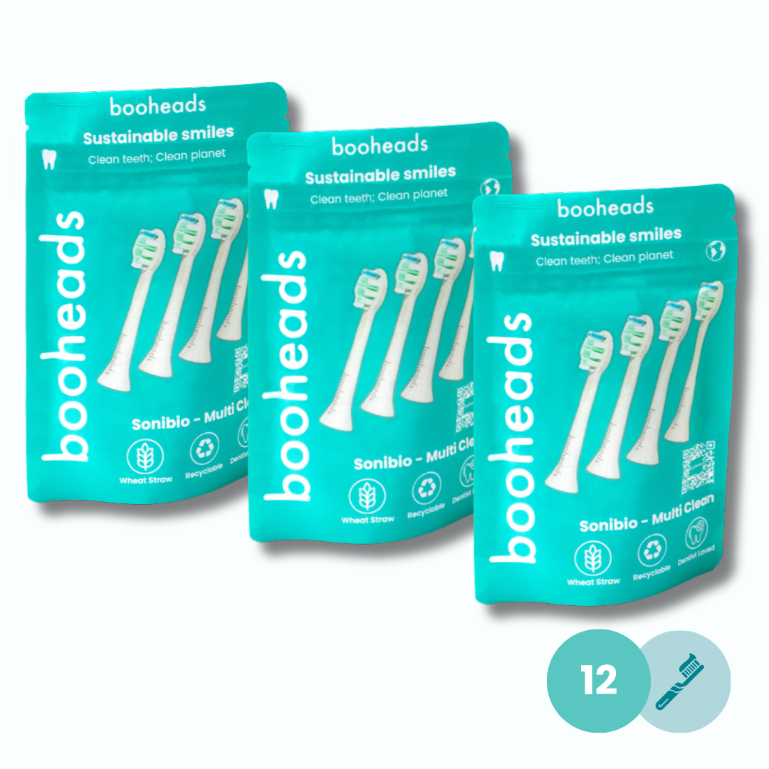 Sonibio - Plant Based Electric Toothbrush Heads Compatible with Sonicare* 4PK