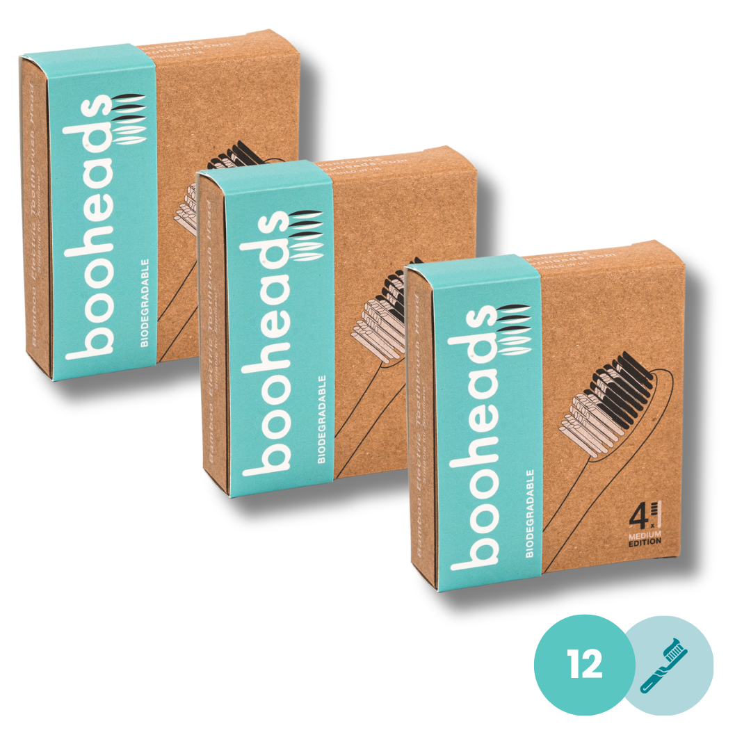 Soniboo - Bamboo Electric Toothbrush Heads Compatible with Sonicare* | Deep Clean 4PK Multi