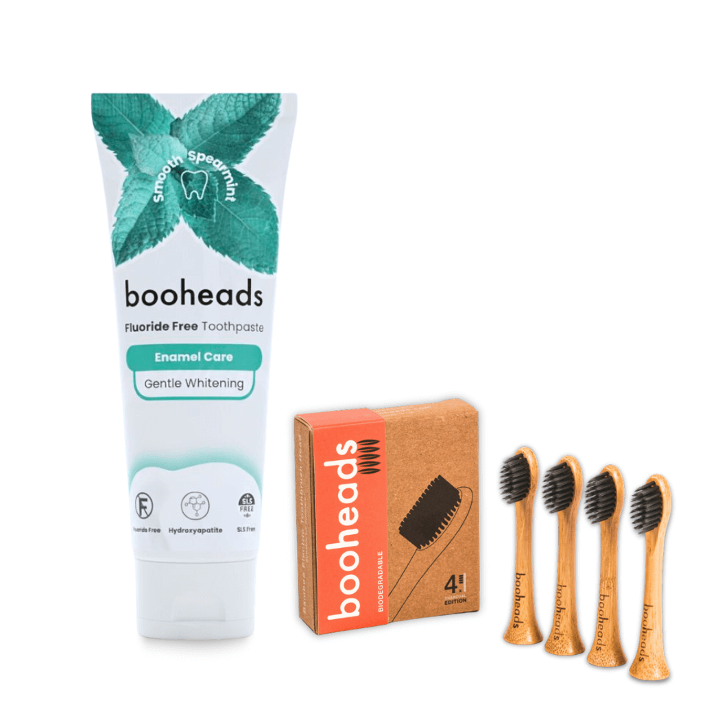 Hydroxyapatite Toothpaste + Charcoal Bamboo Heads Compatible with Sonicare*  Bundle