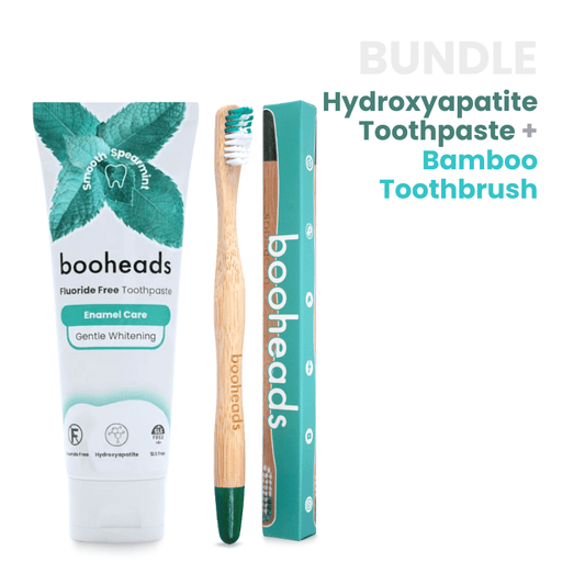 Hydroxyapatite Toothpaste + Bamboo Toothbrush