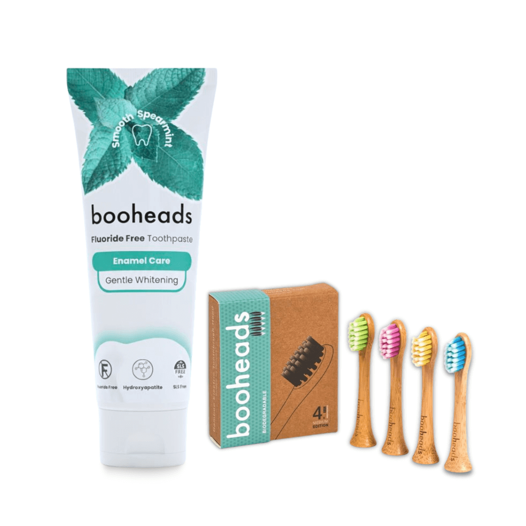 Hydroxyapatite Toothpaste + Bamboo Heads Compatible with Sonicare*  Bundle