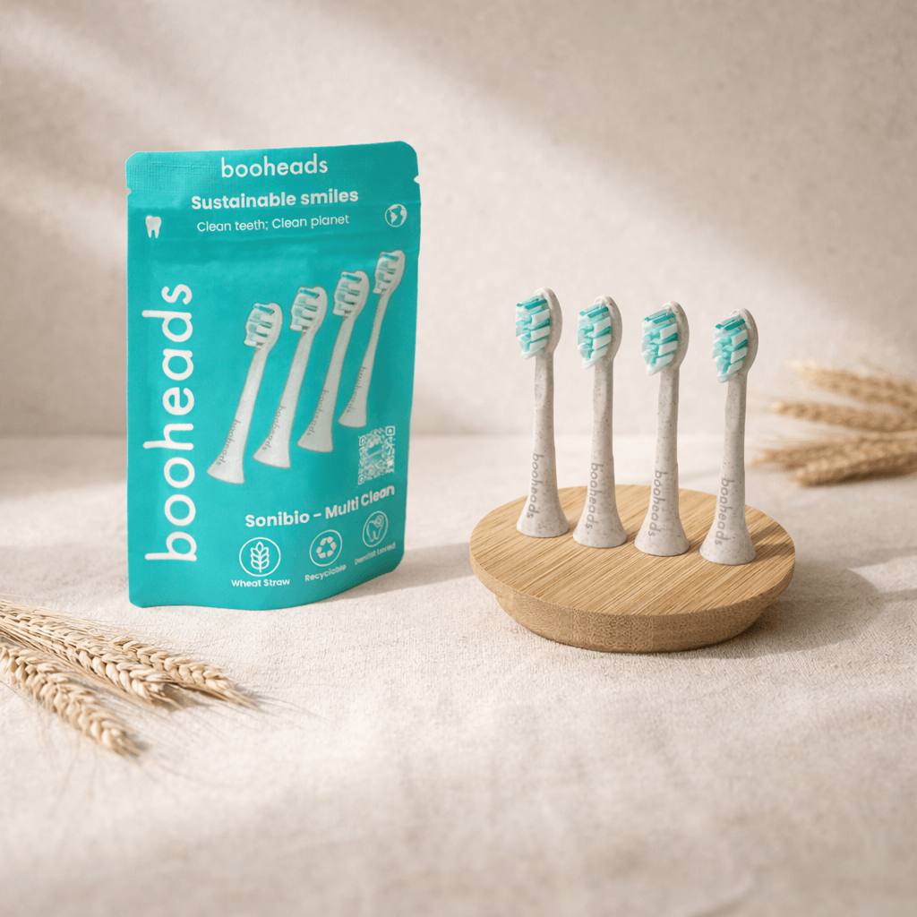 booheads - bamboo electric toothbrush heads