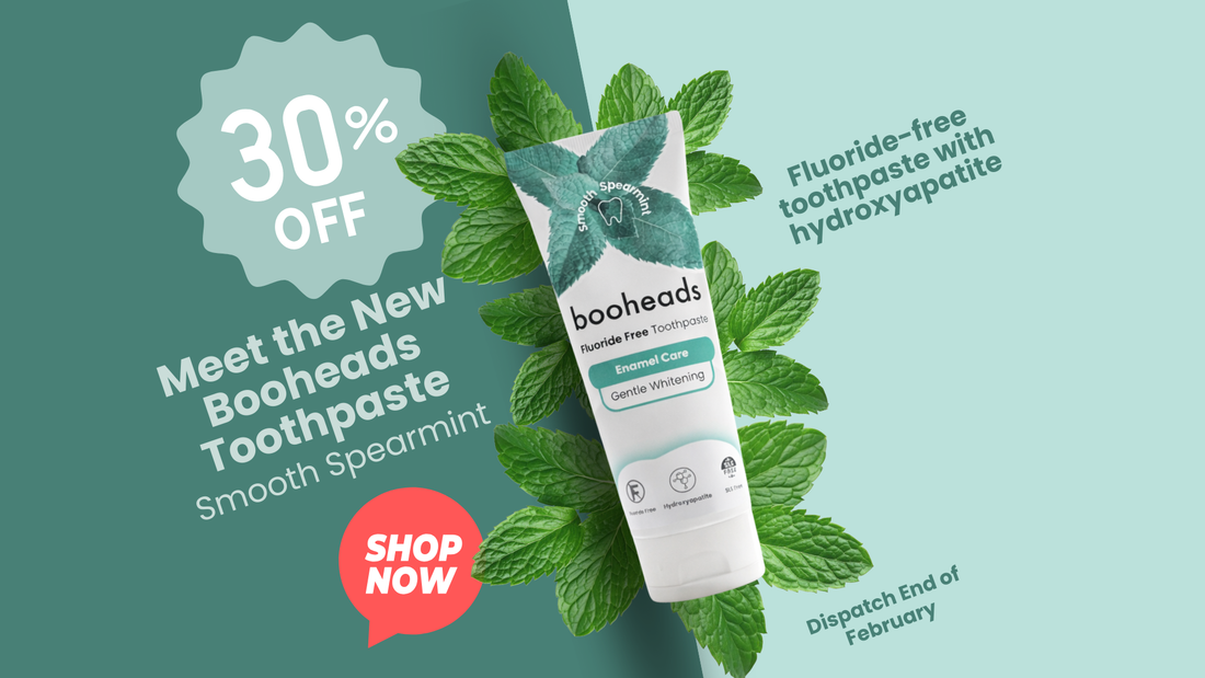 booheads - bamboo electric toothbrush heads