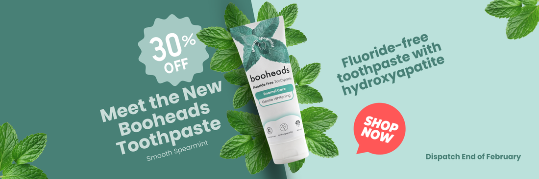 booheads - bamboo electric toothbrush heads