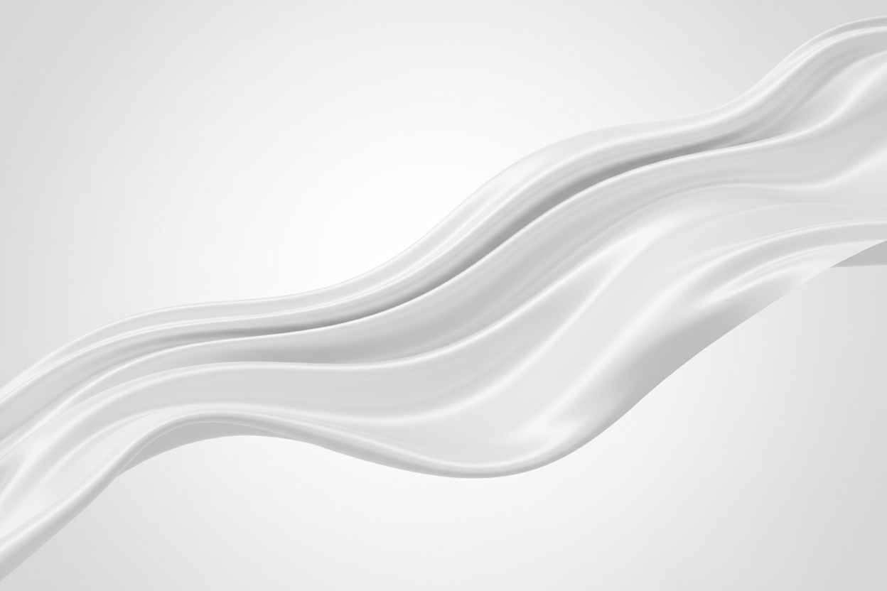 right fabric/silk in white