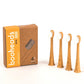 booheads - 4PK - Bamboo Electric Toothbrush Heads - MINI Edition - White | Compatible with Sonicare | Biodegradable Eco Friendly Sustainable - booheads