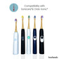 booheads - 4PK - Charcoal Bamboo Electric Toothbrush Heads - Polish Clean | Compatible with Sonicare | Biodegradable Eco Friendly Sustainable - booheads